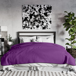 Fascinator Lush Throw Purple Microvelvet - King Size