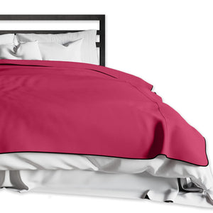 Fascinator Lush Throw Merlot Microvelvet - King Size