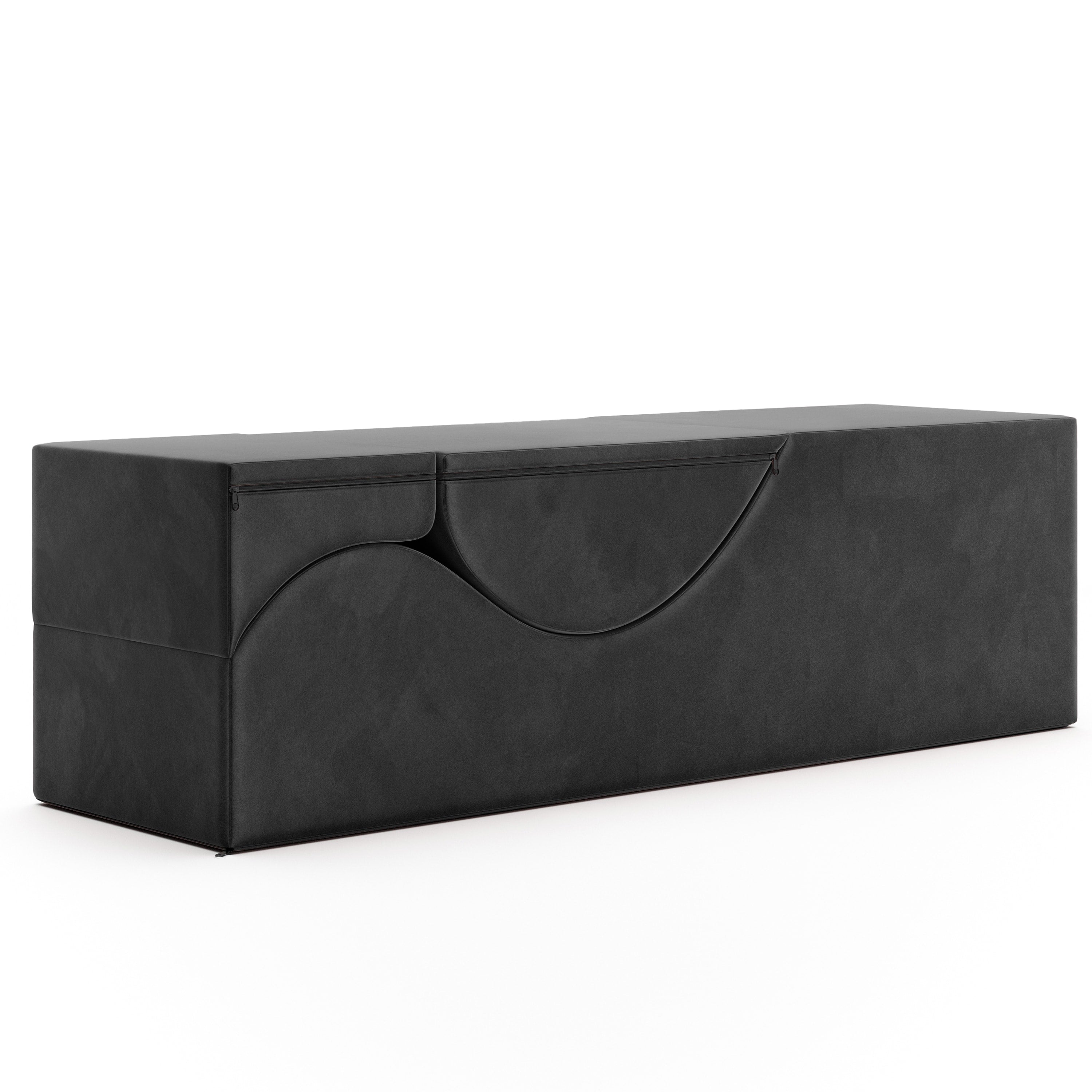 Aria Flip Chaise 18" Black