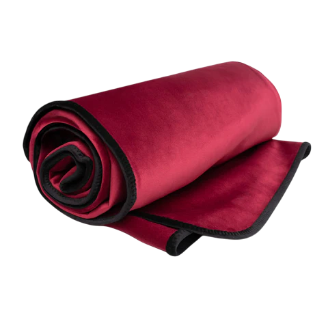 Fascinator Lush Throw Merlot Microvelvet - King Size