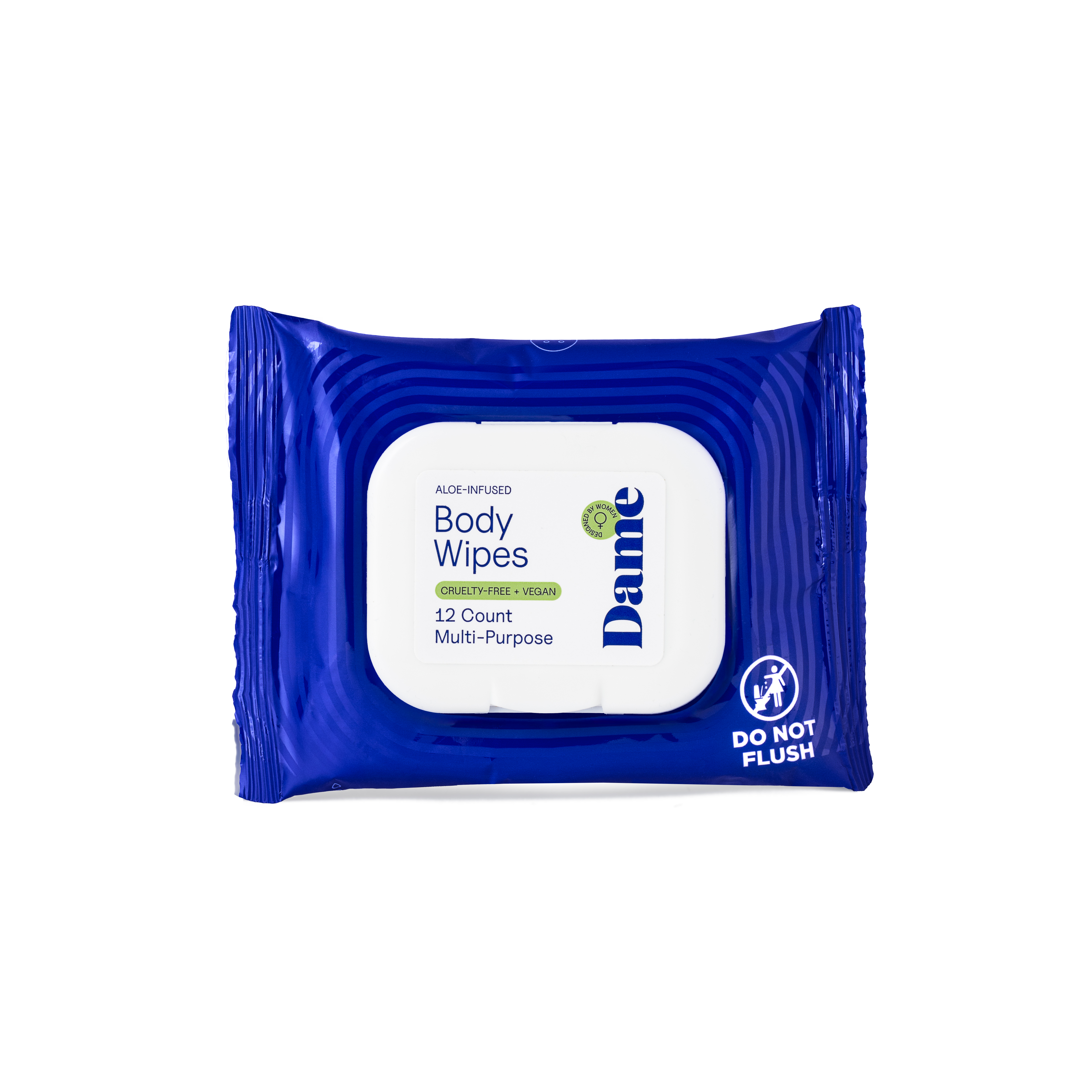 Dame Aloe & Cucumber Body Wipes  12pk