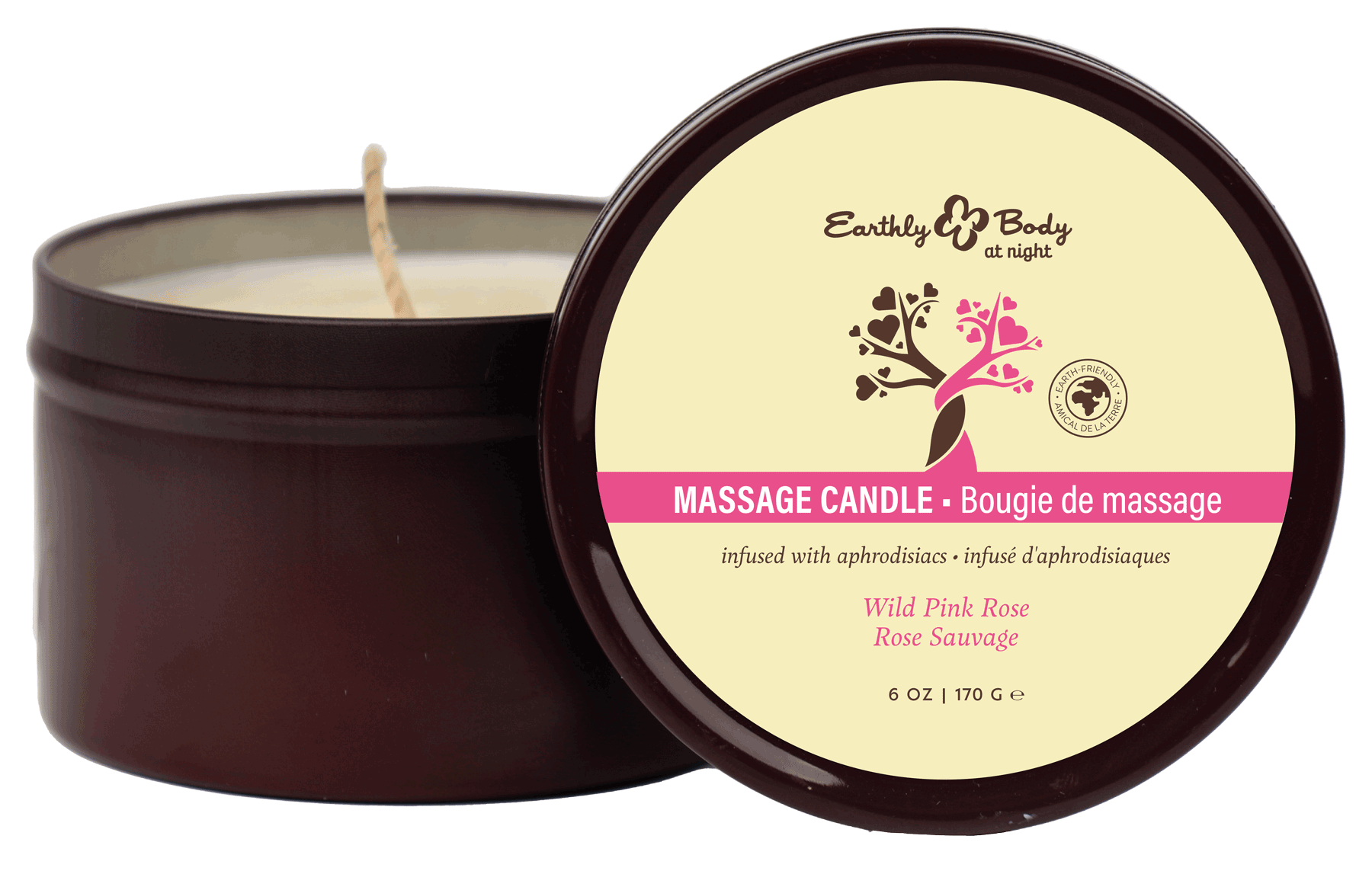 Earthly Body at Night Aphrodisiac PrePack Bath Fizzers and Candles 16pcs plus tester and candle warmer