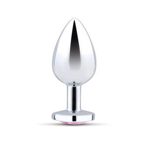 Jewel Heart Metal Butt Plug Training Set
