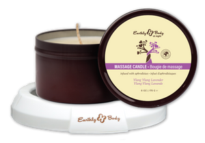 Earthly Body at Night Aphrodisiac PrePack Bath Fizzers and Candles 16pcs plus tester and candle warmer