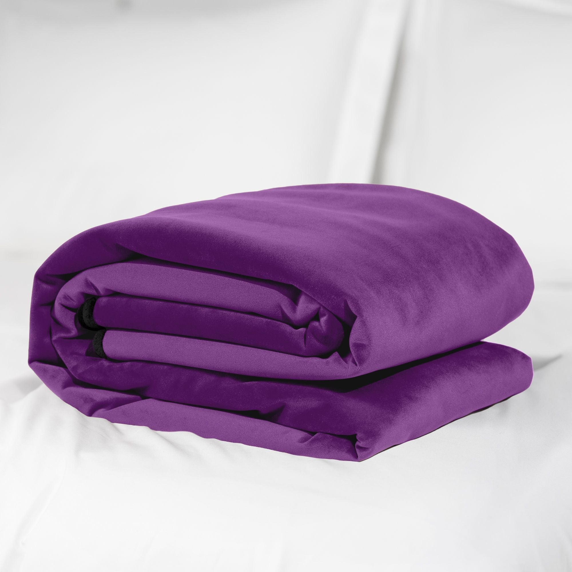 FASCINATOR THROW AUBRERGINE MICROVELVET - REGULAR SIZE